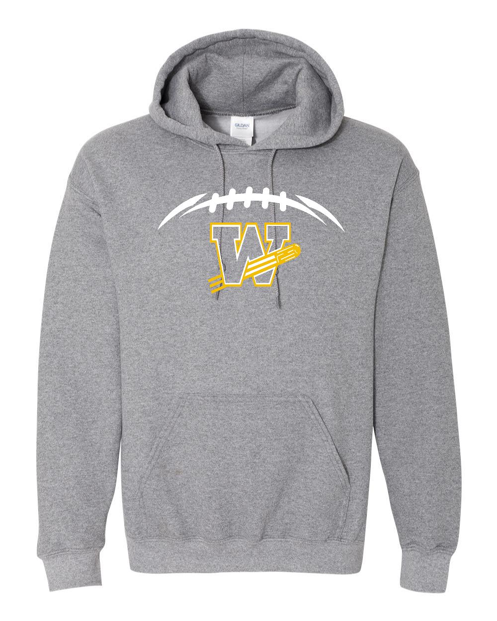WILLIAMSVILLE BULLETS FOOTBALL UNISEX HOODIE (P.18500)