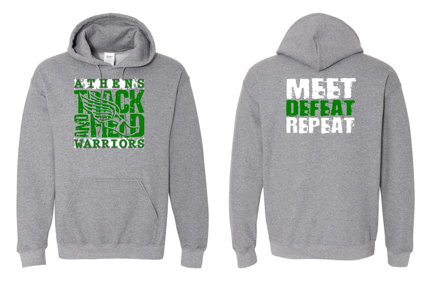 AJHS TRACK & FIELD HOODED SWEATSHIRT (P.18500)