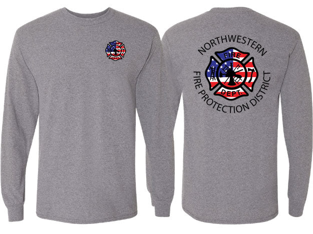 Northwestern Fire Department UNISEX LONG SLEEVE