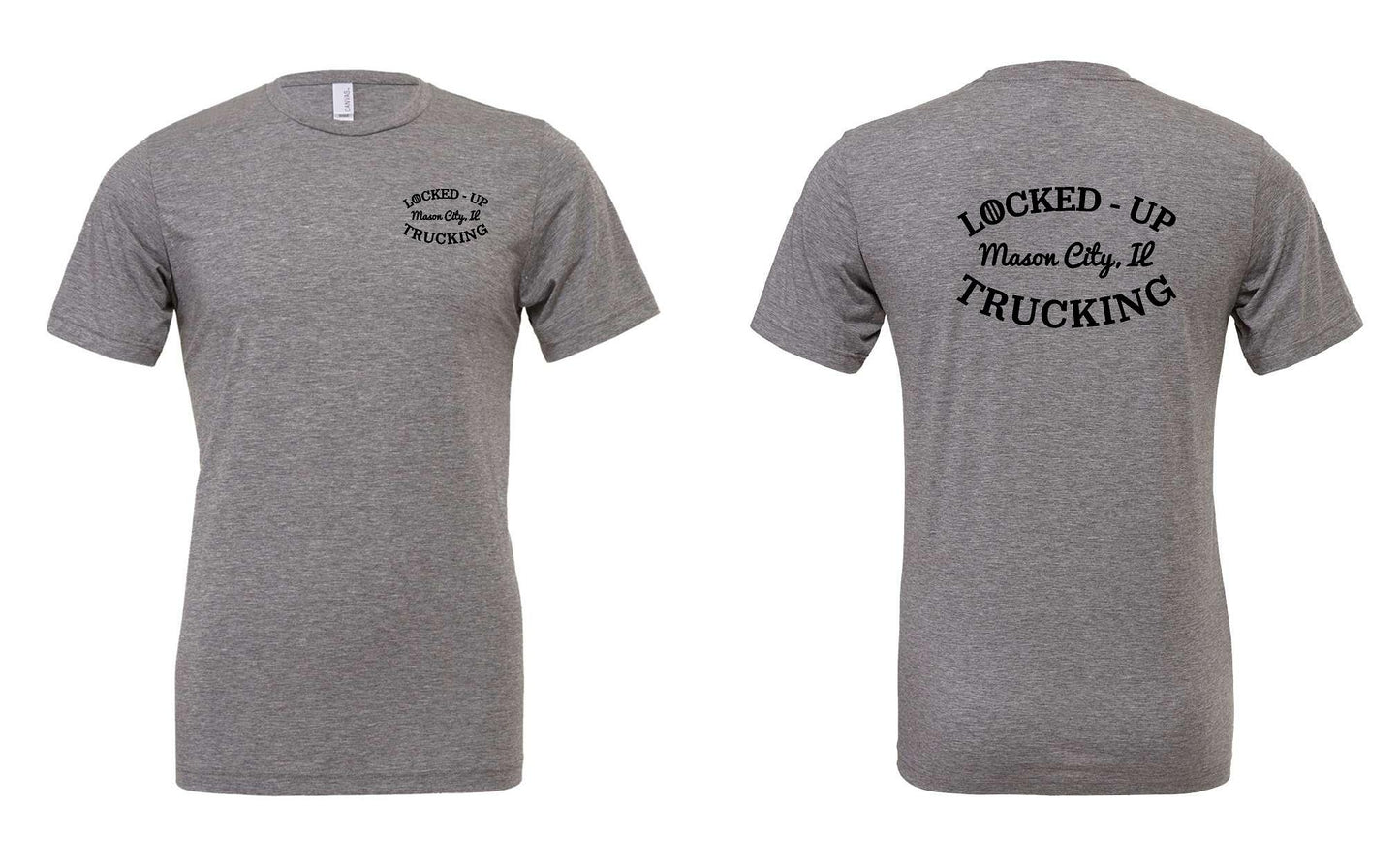 LOCKED-UP TRUCKING BELLA + CANVAS - Unisex Triblend Tee (P.3413)