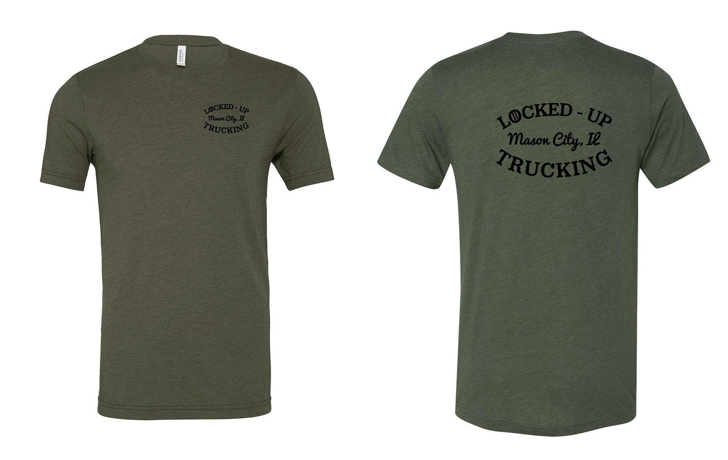 LOCKED-UP TRUCKING BELLA + CANVAS - Unisex Triblend Tee (P.3413)