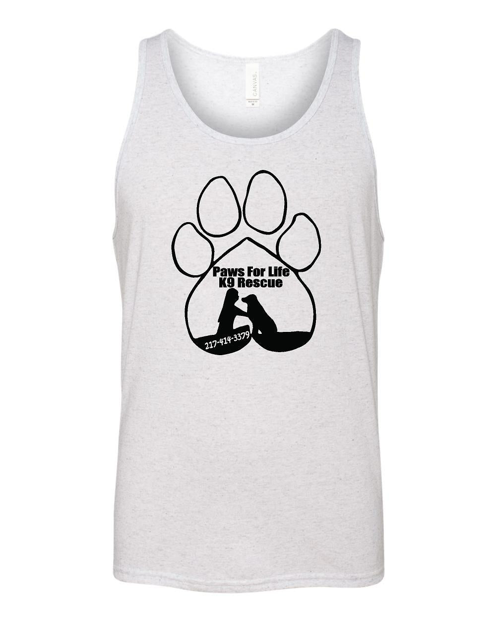 PAWS FOR LIFE K9 RESCUE BELLA + CANVAS - Unisex Jersey Tank - (P.3480)
