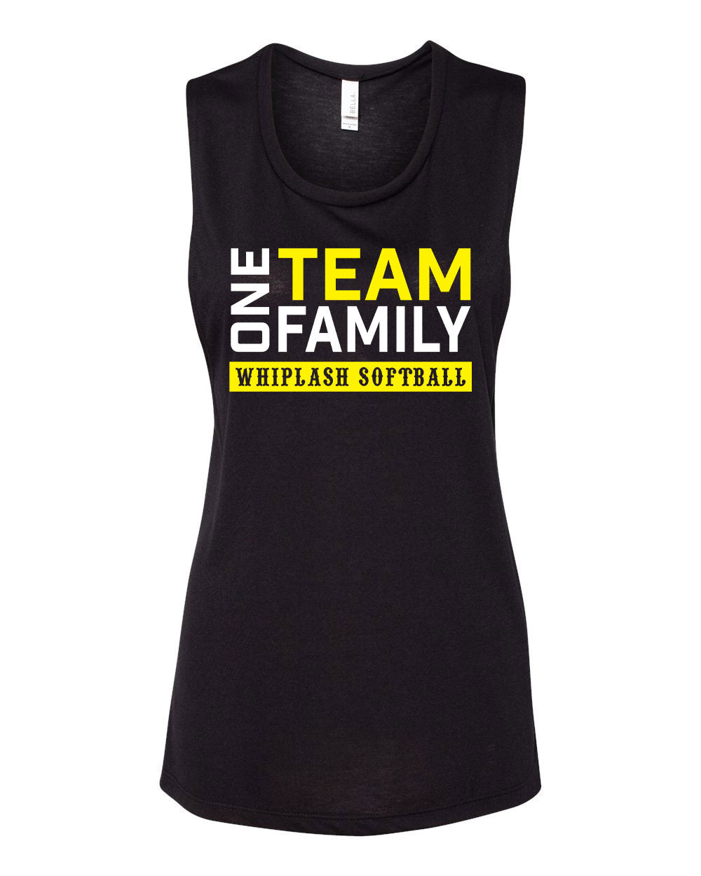 WHIPLASH SOFTBALL LADIES MUSCLE TANK (P.Bella8803)