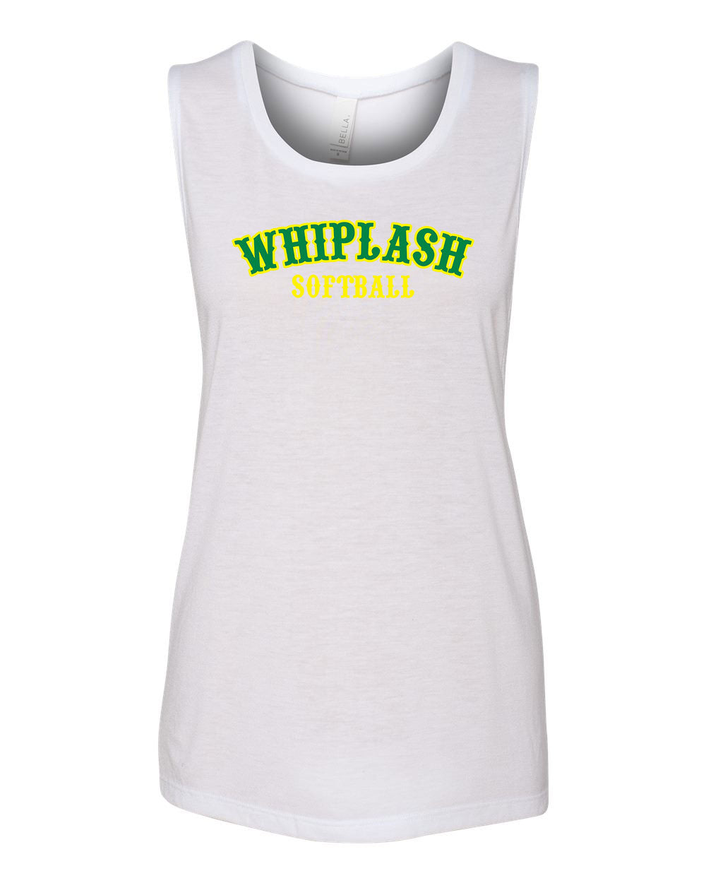 WHIPLASH SOFTBALL LADIES MUSCLE TANK (P.Bella8803)