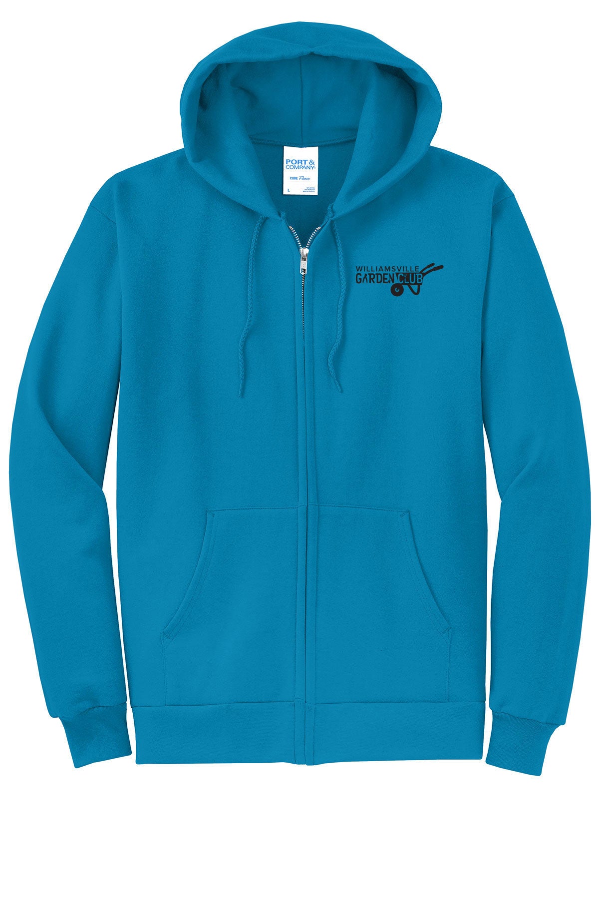 WILLIAMSVILLE GARDEN CLUB UNISEX FULL ZIP HOODIE (PC78ZH)
