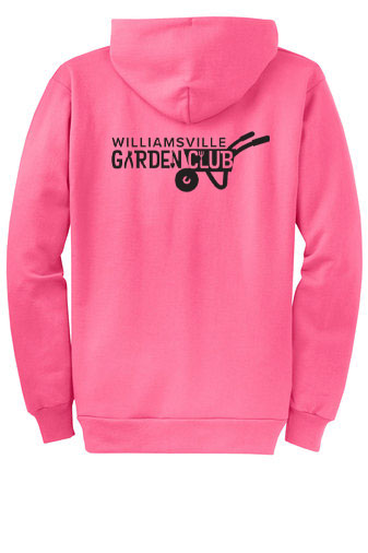 WILLIAMSVILLE GARDEN CLUB UNISEX FULL ZIP HOODIE (PC78ZH)