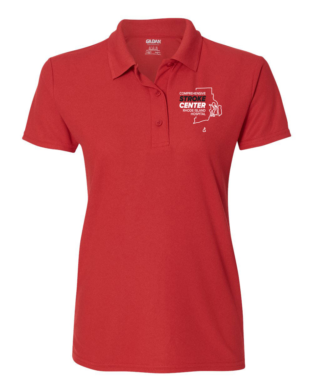 RI Hospital Stroke Center Ladies SPORT TEK Short Sleeve Polo
