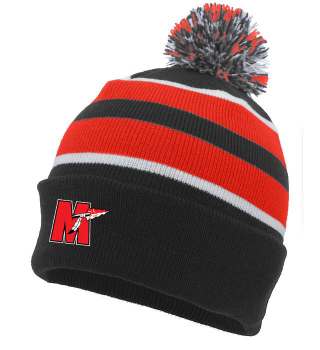 MORRISONVILLE BOOSTER KIT FOLD OVER POM POM BEANIE (641K)