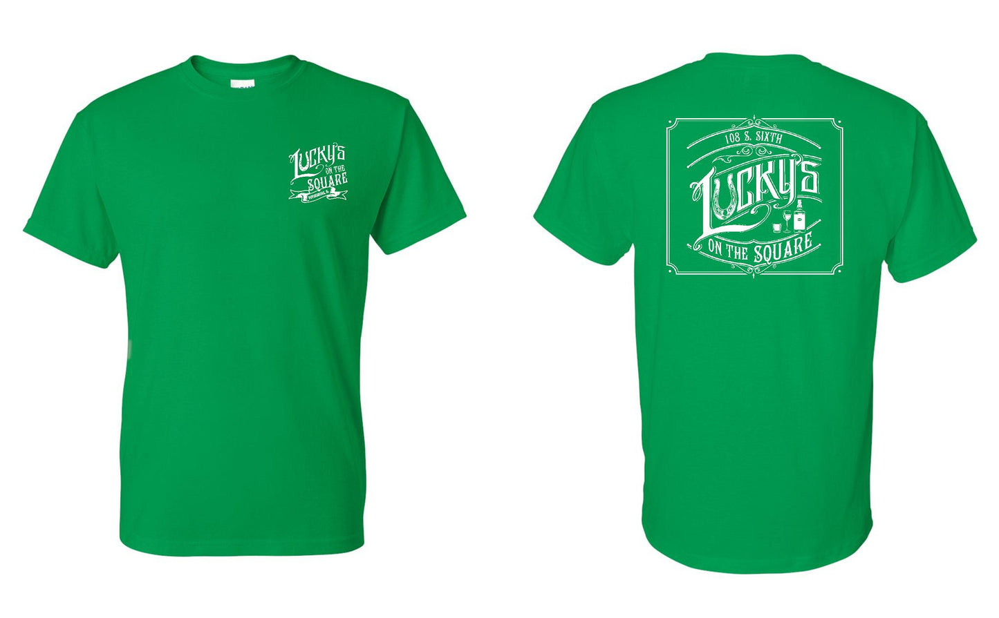 LUCKY'S ON THE SQUARE UNISEX TSHIRT (P.8000)