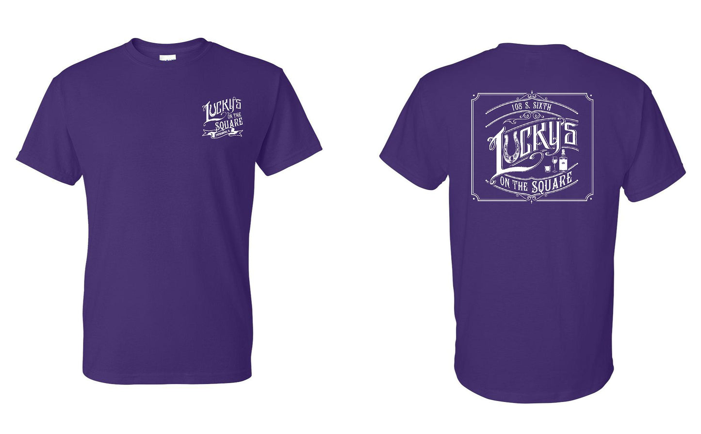 LUCKY'S ON THE SQUARE UNISEX TSHIRT (P.8000)
