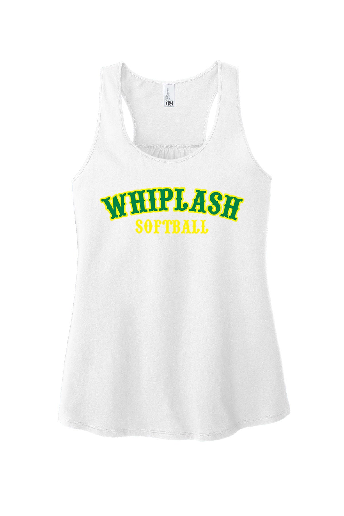 WHIPLASH SOFTBALL LADIES RACERBACK TANK (P.DT6302)