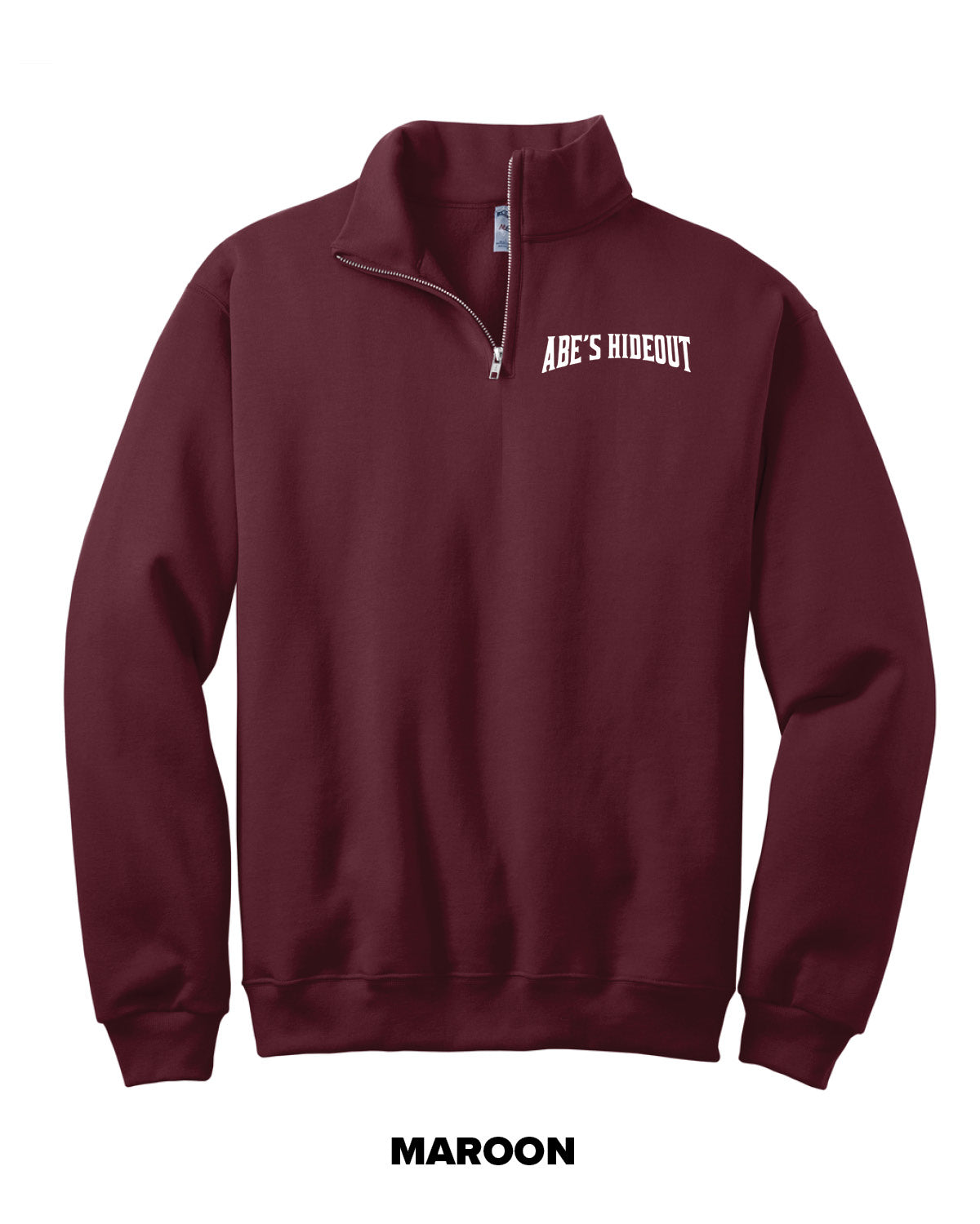 ABE'S HIDEOUT QUARTER ZIP SWEATSHIRT (P.995M)