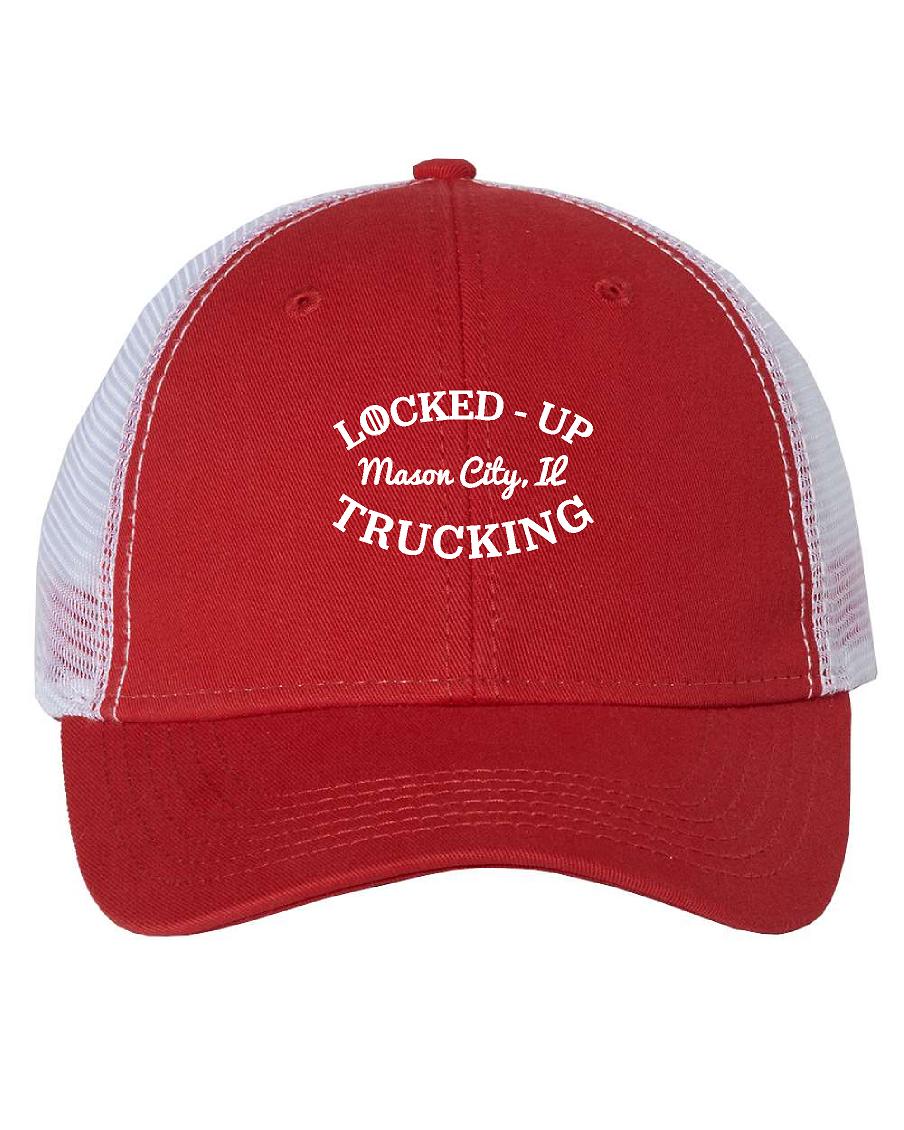 LOCKED-UP TRUCKING Sportsman - Bio-Washed Trucker Cap - (E.AH80)