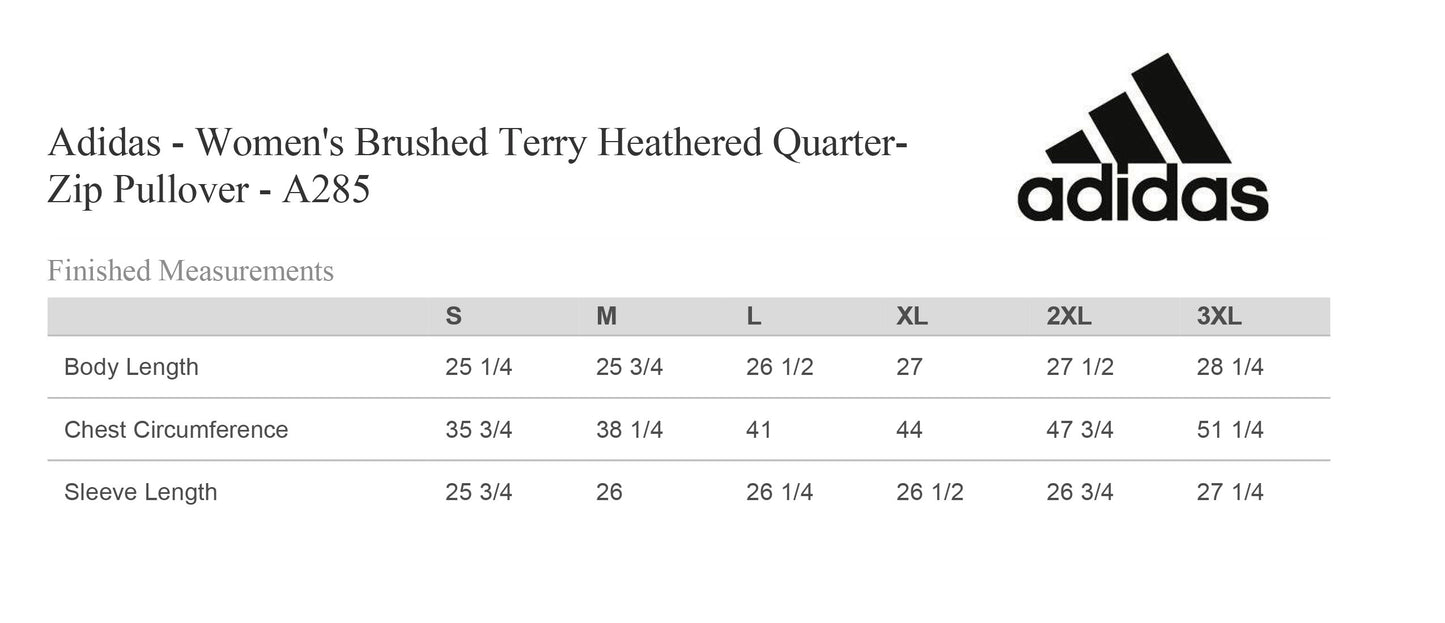 RIOT SOFTBALL LADIES ADIDAS 1/4 ZIP (A285)