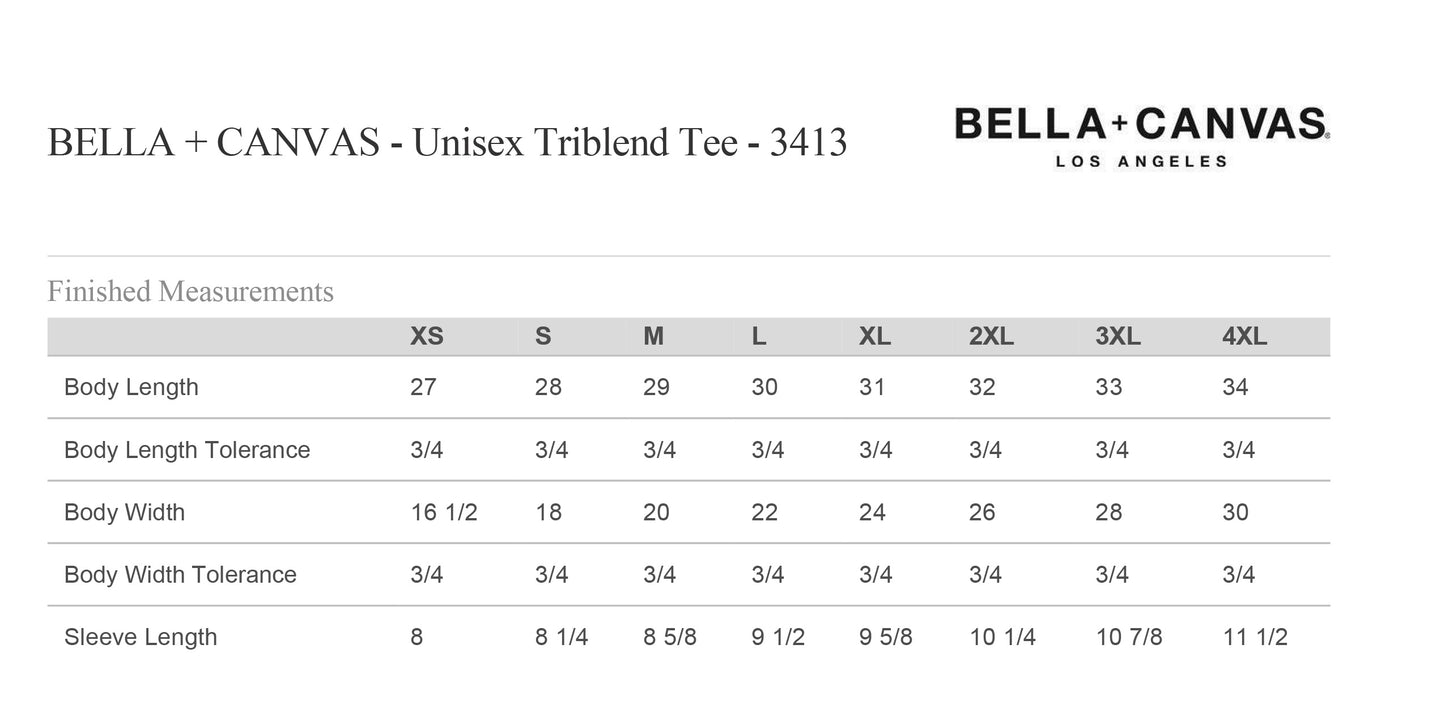 COUNTRYSIDE ESTATES BELLA + CANVAS Triblend Tee - (E. 3413)