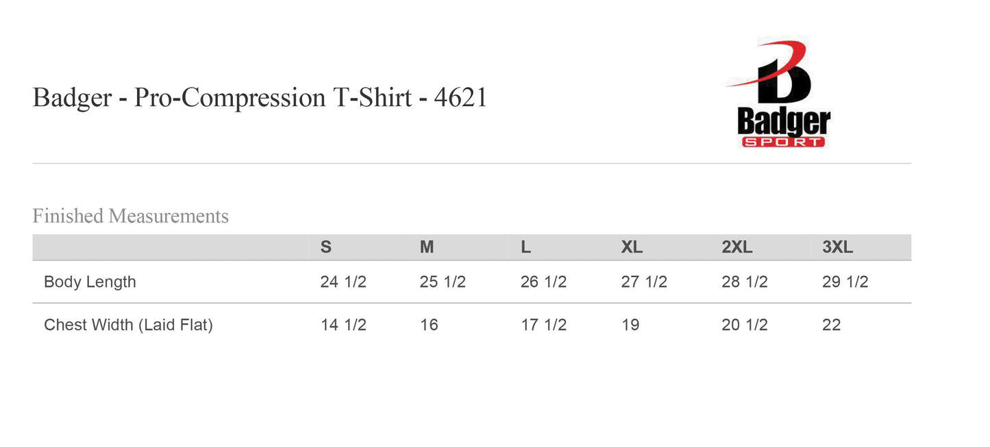 WRIGHTS PERSONAL FITNESS UNISEX PRO-COMPRESSION TSHIRT (P.462100)