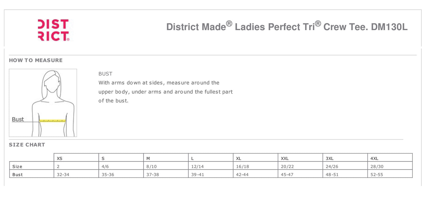 HOPE Ladies Crew T-Shirt (P. DM130L)