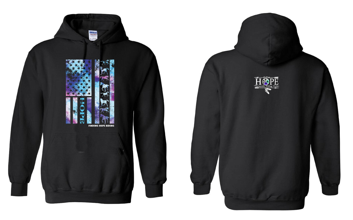 Hope Riding Flag Hoodie (18500)