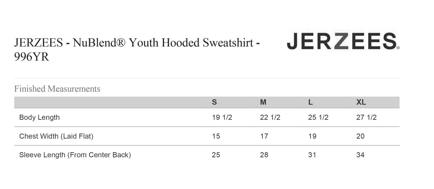 SPRINGFIELD GYMNASTICS CENTER UNISEX HOODIE (P.996MR/996YR)