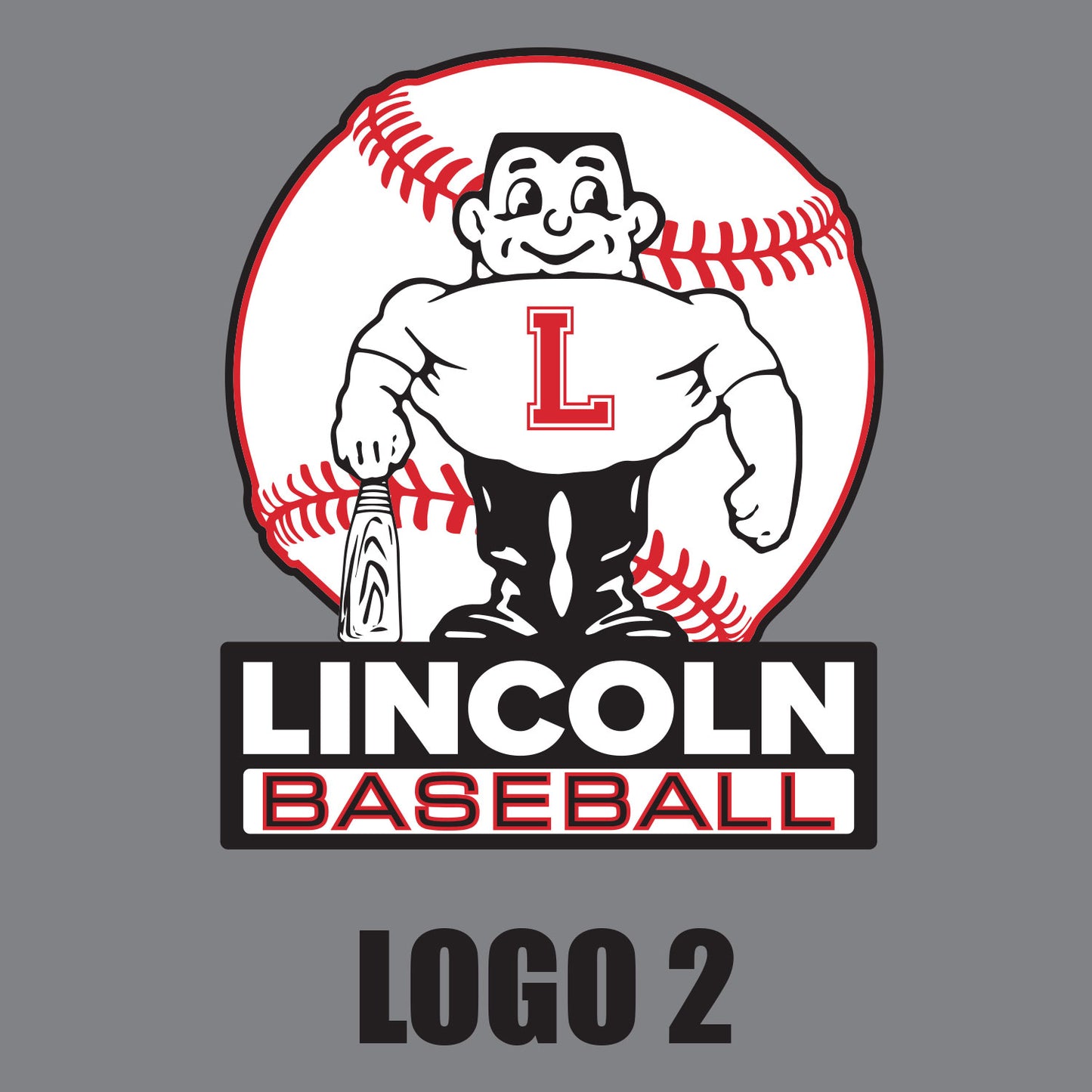 LINCOLN BASEBALL CAR WINDOW DECAL
