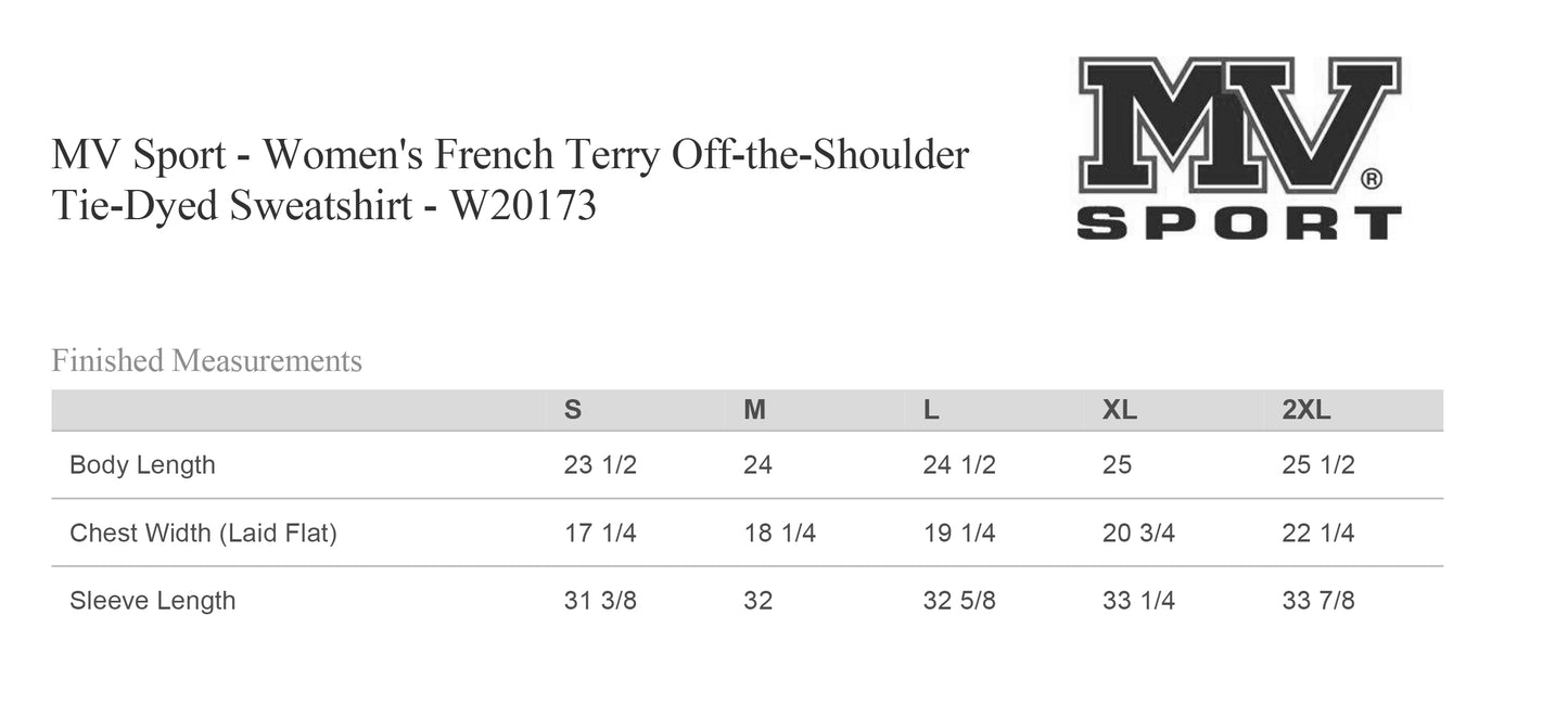 Athens Warriors LADIES Tie Dyed Sweatshirt (W20173)