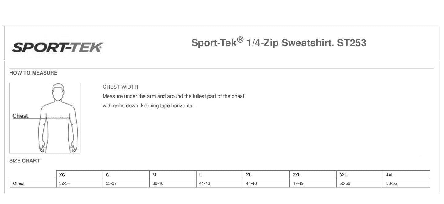 HOPE Unisex Sweatshirt Quarter Zip (E.ST253)