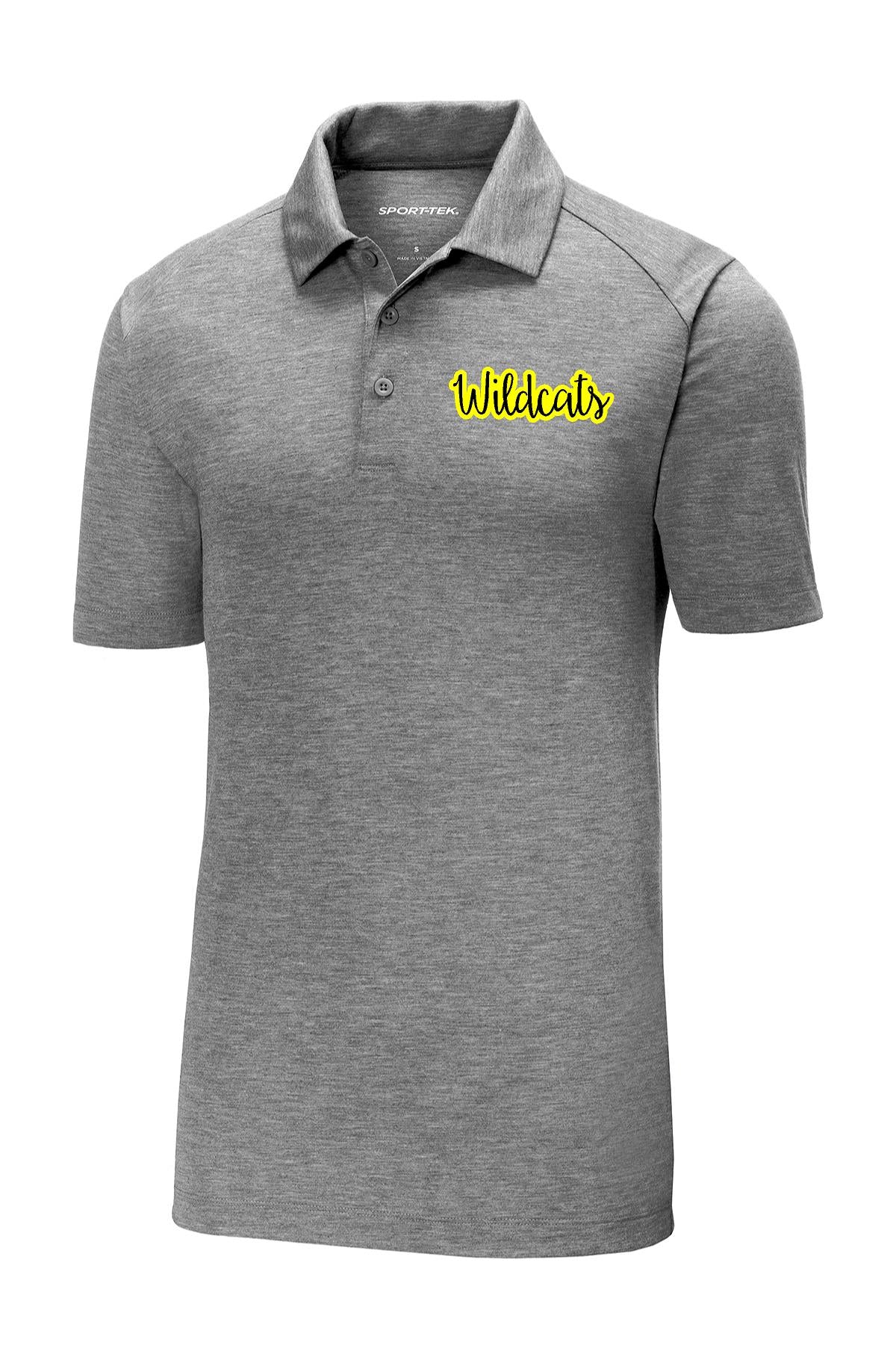 Edinburg Wildcats Tri-Blend Wicking Polo (E.ST405)
