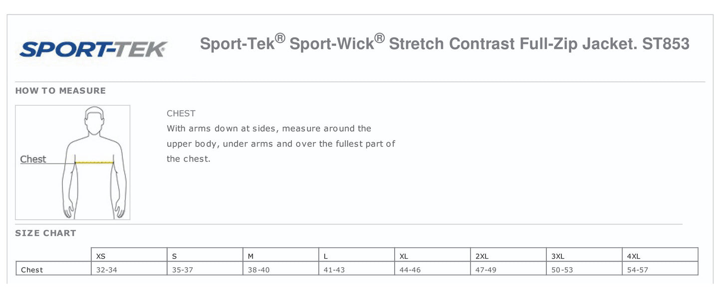 IASCOE Unisex Sport-Tek® Full-Zip Jacket (E.ST853)