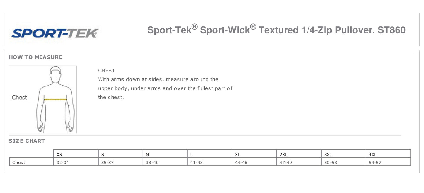 SIU Medicine Unisex Sport Tek Textured Quarter Zip (E.ST860)