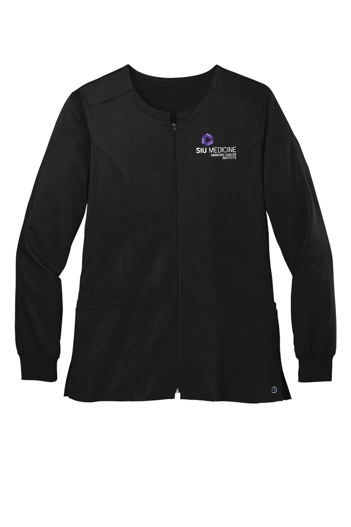 SIU Medicine Simmons Cancer Institute WonderWink® Women’s Premiere Flex™ Full-Zip Scrub Jacket (E. WW4088)