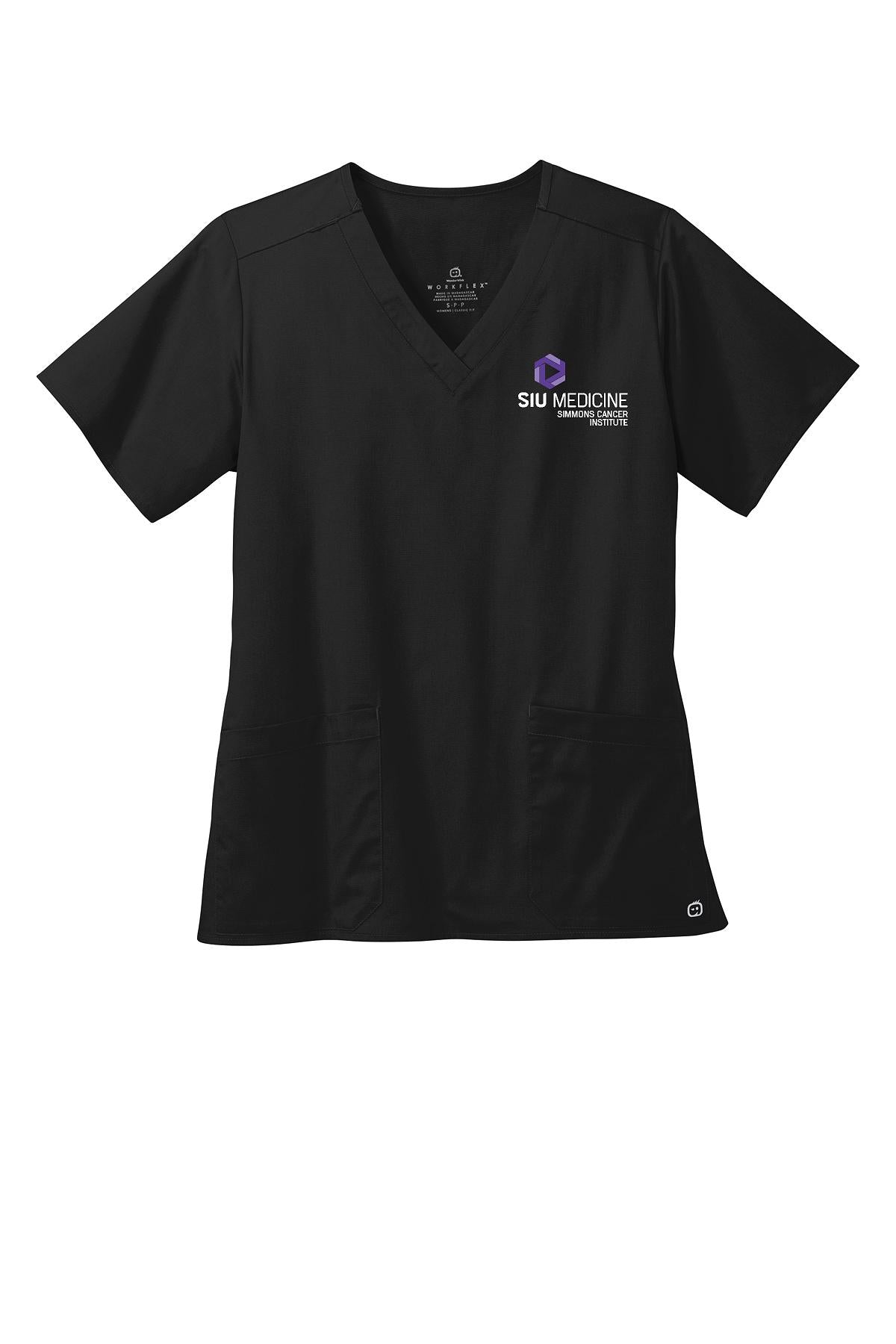 SIU Medicine Simmons Cancer Institute WonderWink® Women’s WorkFlex™ V-Neck Top (E. WW4560)