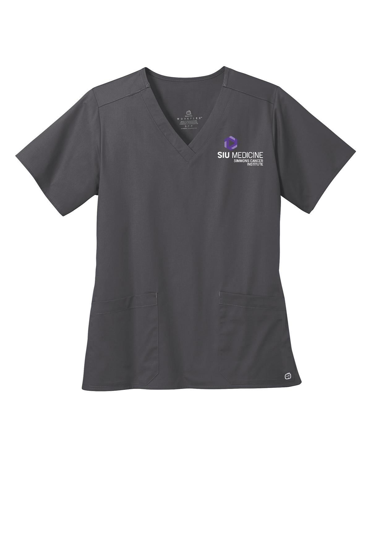 SIU Medicine Simmons Cancer Institute WonderWink® Women’s WorkFlex™ V-Neck Top (E. WW4560)