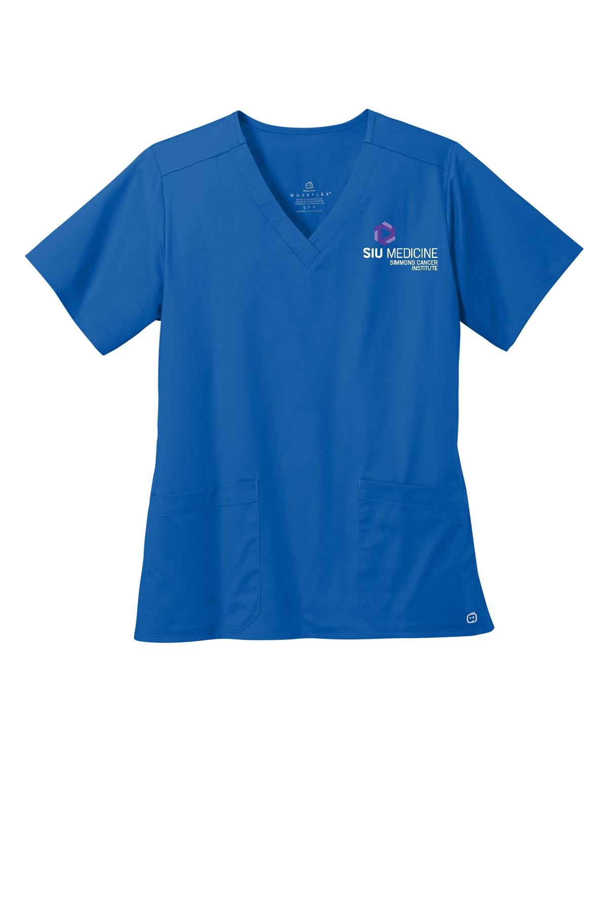 SIU Medicine Simmons Cancer Institute WonderWink® Women’s WorkFlex™ V-Neck Top (E. WW4560)