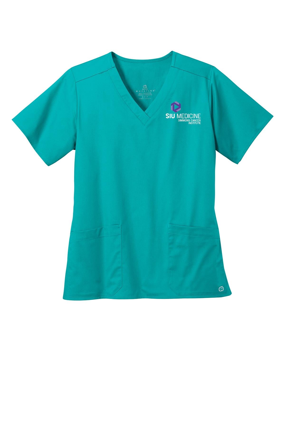 SIU Medicine Simmons Cancer Institute WonderWink® Women’s WorkFlex™ V-Neck Top (E. WW4560)