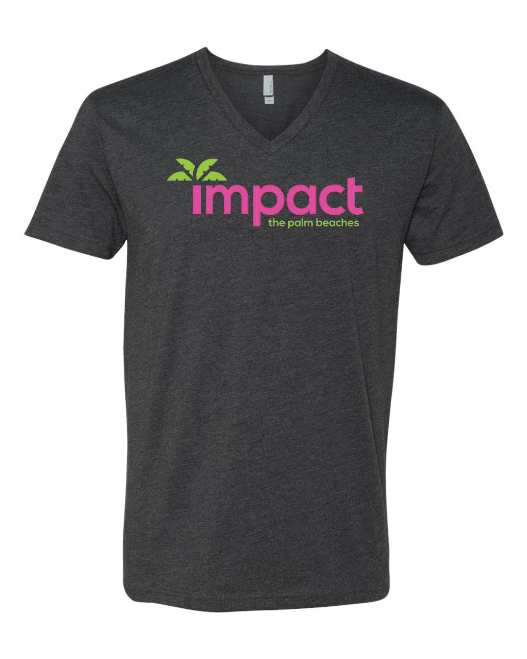 Impact the Palm Beaches Vneck T-Shirt (6240)