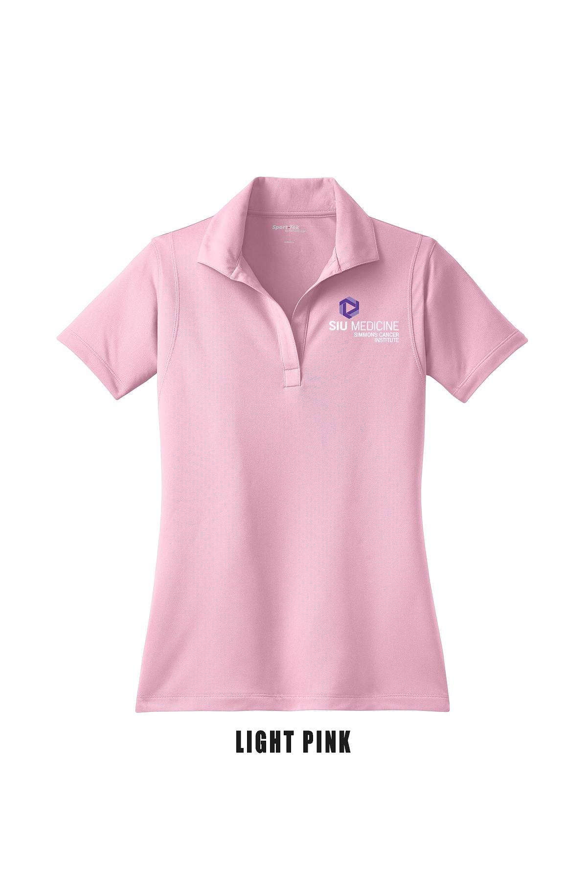 SIU Medicine Simmons Cancer Institute Ladies SPORT TEK Short Sleeve Polo (E.LST650)
