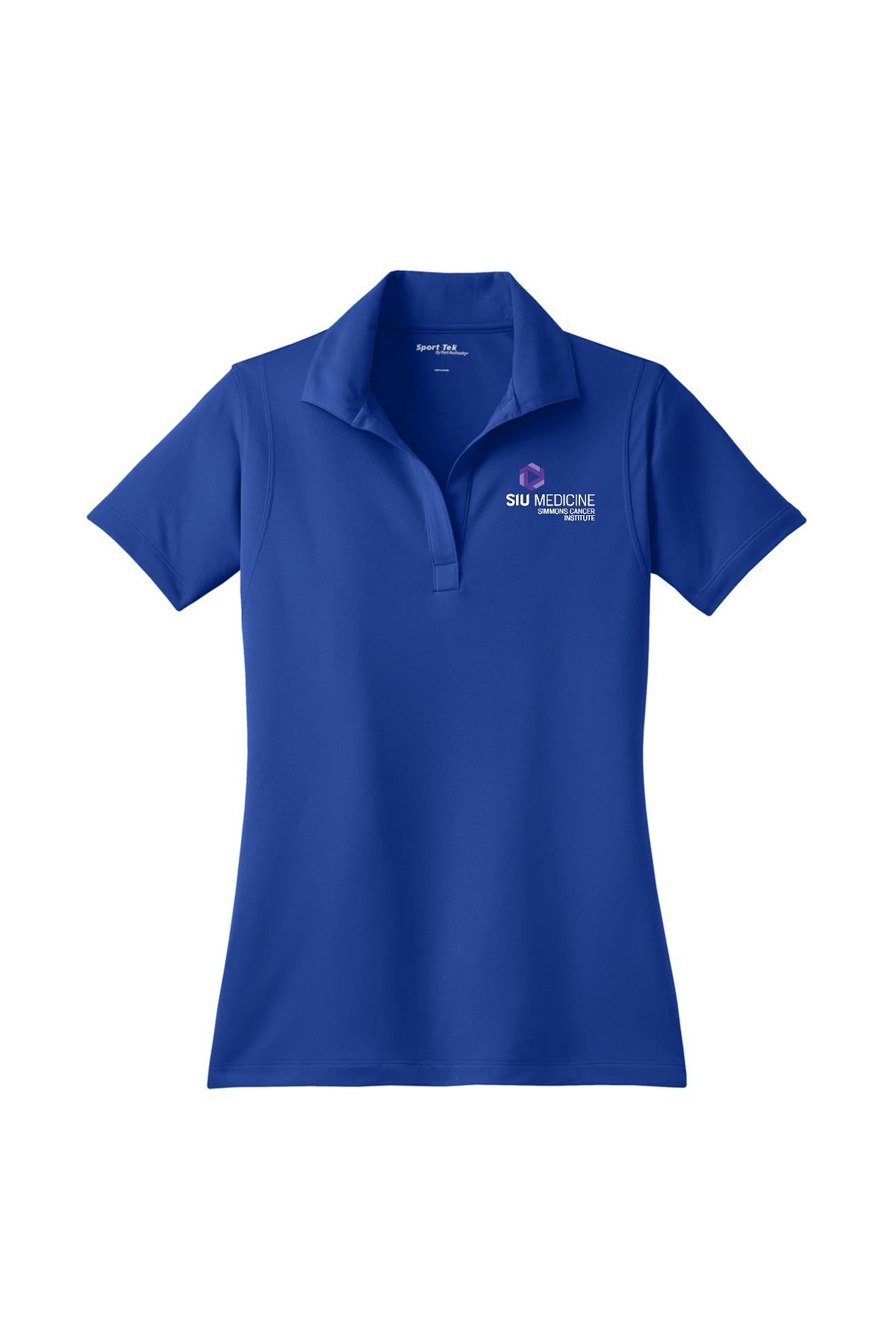 SIU Medicine Simmons Cancer Institute Ladies SPORT TEK Short Sleeve Polo (E.LST650)