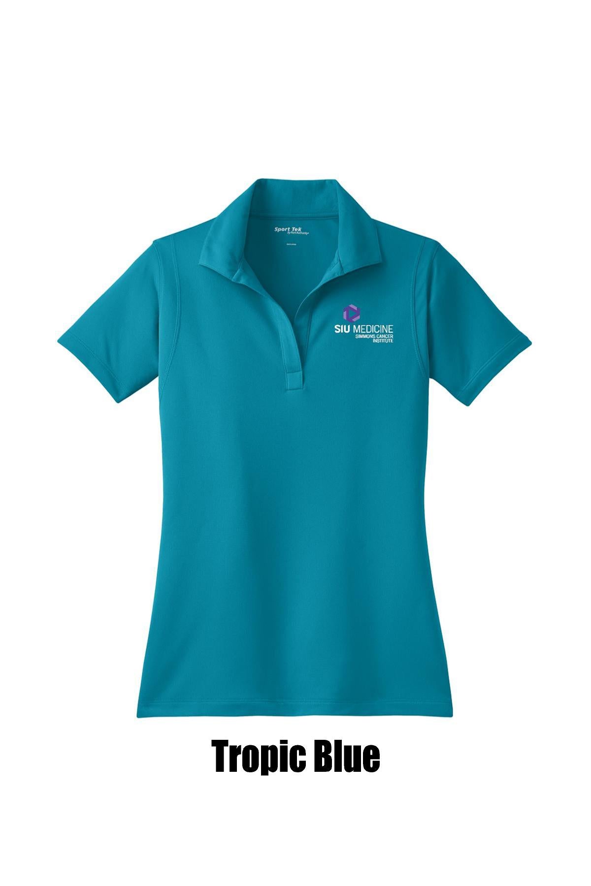 SIU Medicine Simmons Cancer Institute Ladies SPORT TEK Short Sleeve Polo (E.LST650)