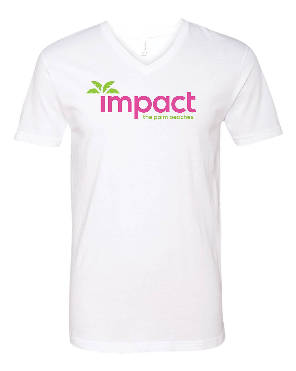 Impact the Palm Beaches Vneck T-Shirt (6240)