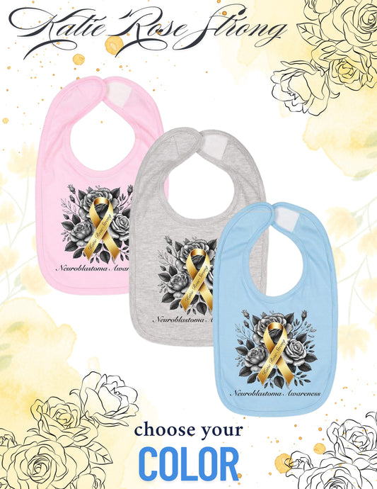 KATIE ROSE STRONG Rabbit Skins - INFANT Premium Jersey Bib (P.1005)