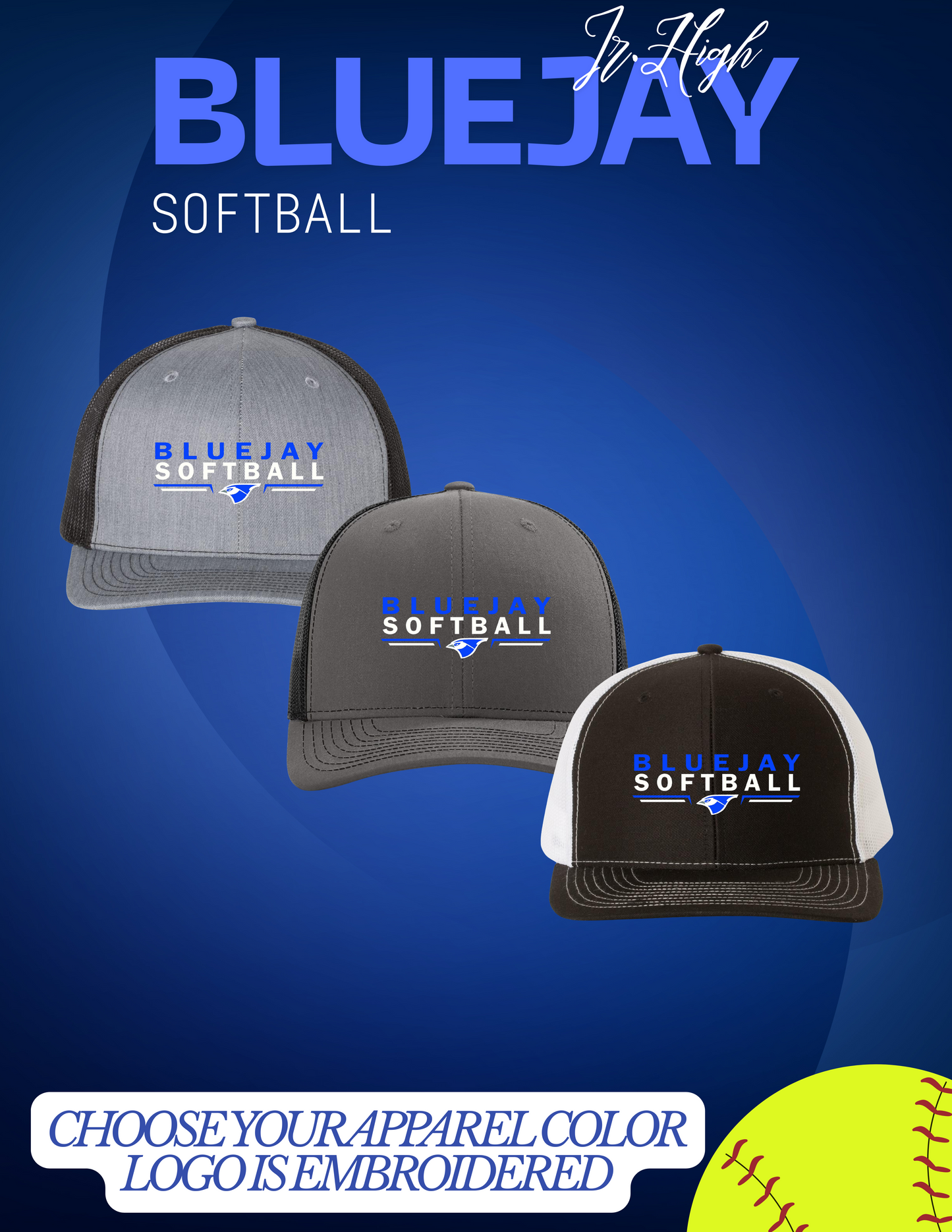 Porta Jr. High Softball RICHARDSON UNFITTED HAT (E.112)