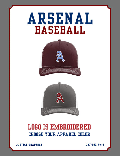 Arsenal Baseball RICHARDSON UNFITTED HAT (E.112)