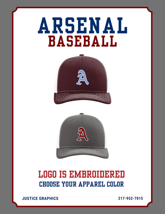 Arsenal Baseball RICHARDSON UNFITTED HAT (E.112)