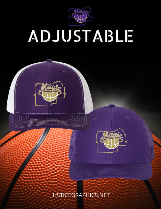 MENARD COUNTY MAGIC BASKETBALL RICHARDSON UNFITTED HAT (E.112)