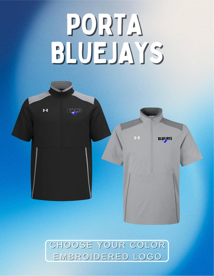 PORTA BLUEJAYS Under Armour Men's Motivate 3.0 Short Sleeve Half-Zip - (E.1389612)