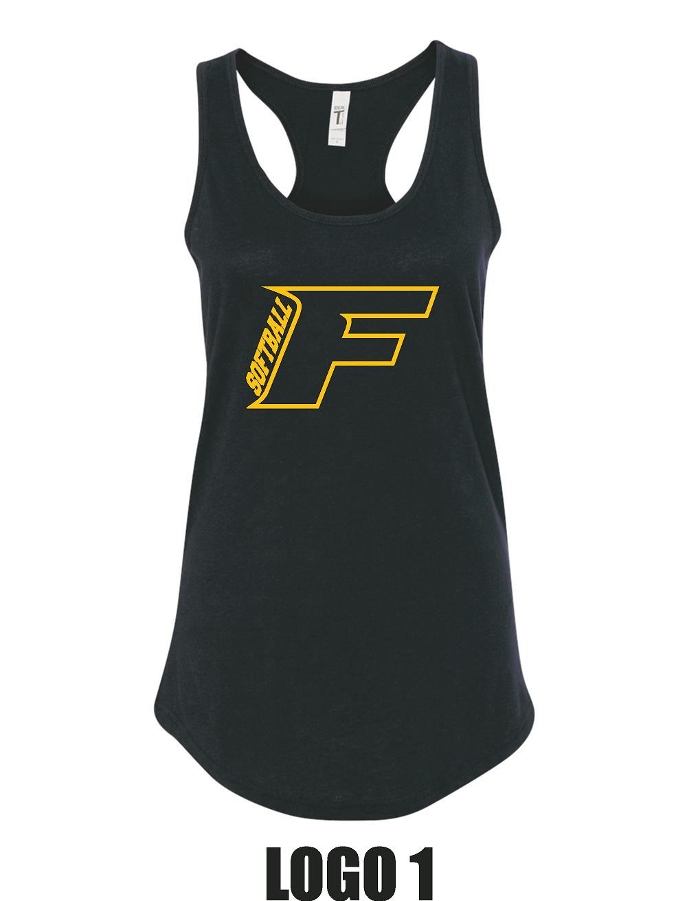 CENTRAL IL LADY FORCE SOFTBALL Next Level Women's Racerback Tank  (P.1533)