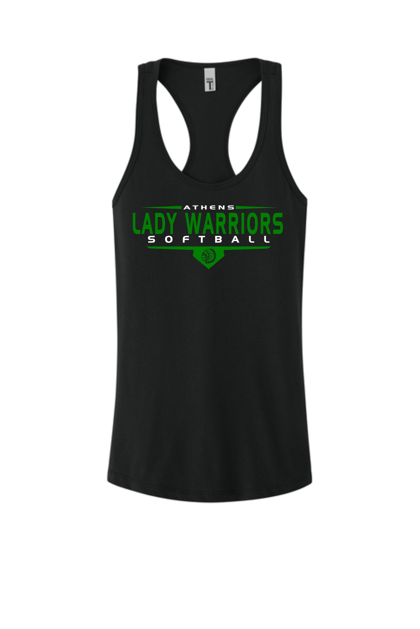 ATHENS JUNIOR HIGH SOFTBALL Next Level Women's Racerback Tank (P.1533)