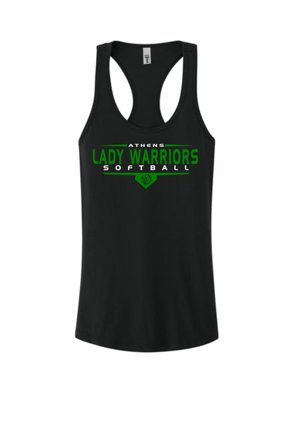 ATHENS JUNIOR HIGH SOFTBALL Next Level Women's Racerback Tank (P.1533)