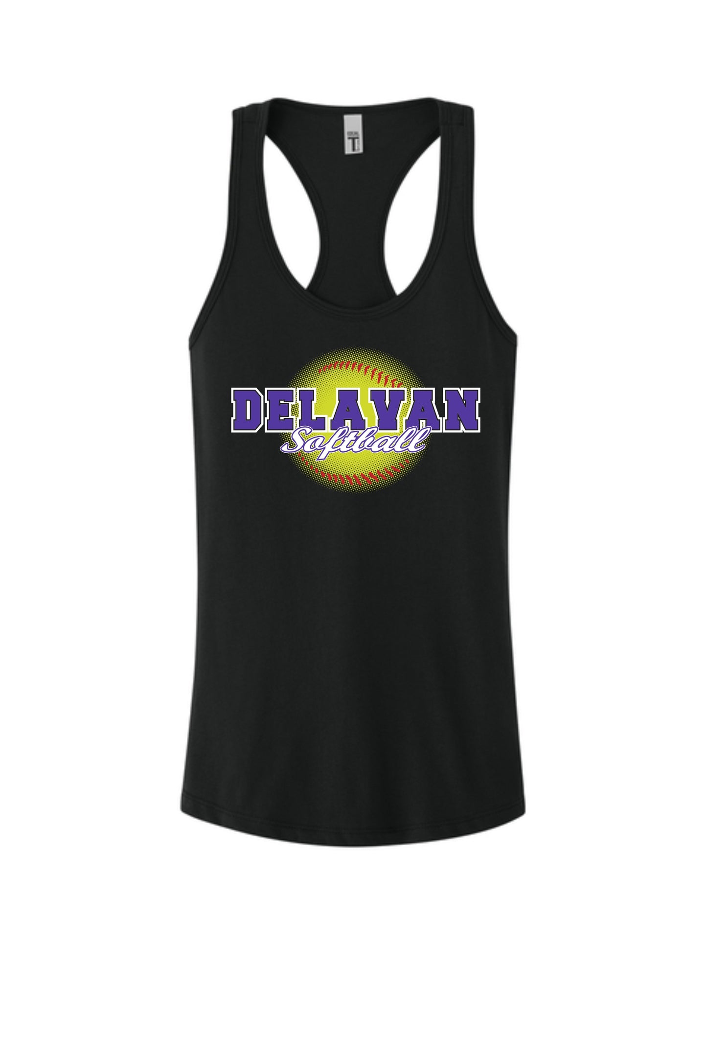 Delavan High School Softball Next Level Women's Racerback Tank (P.1533)