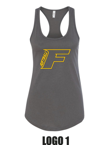 CENTRAL IL LADY FORCE SOFTBALL Next Level Women's Racerback Tank  (P.1533)